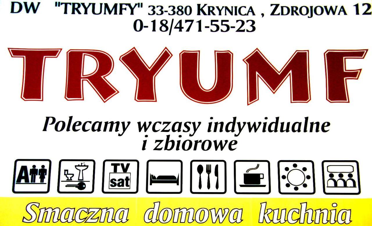 Domy Wczasowe Tryumfy Acomodação com café da manhã Krynica Zdroj Exterior foto